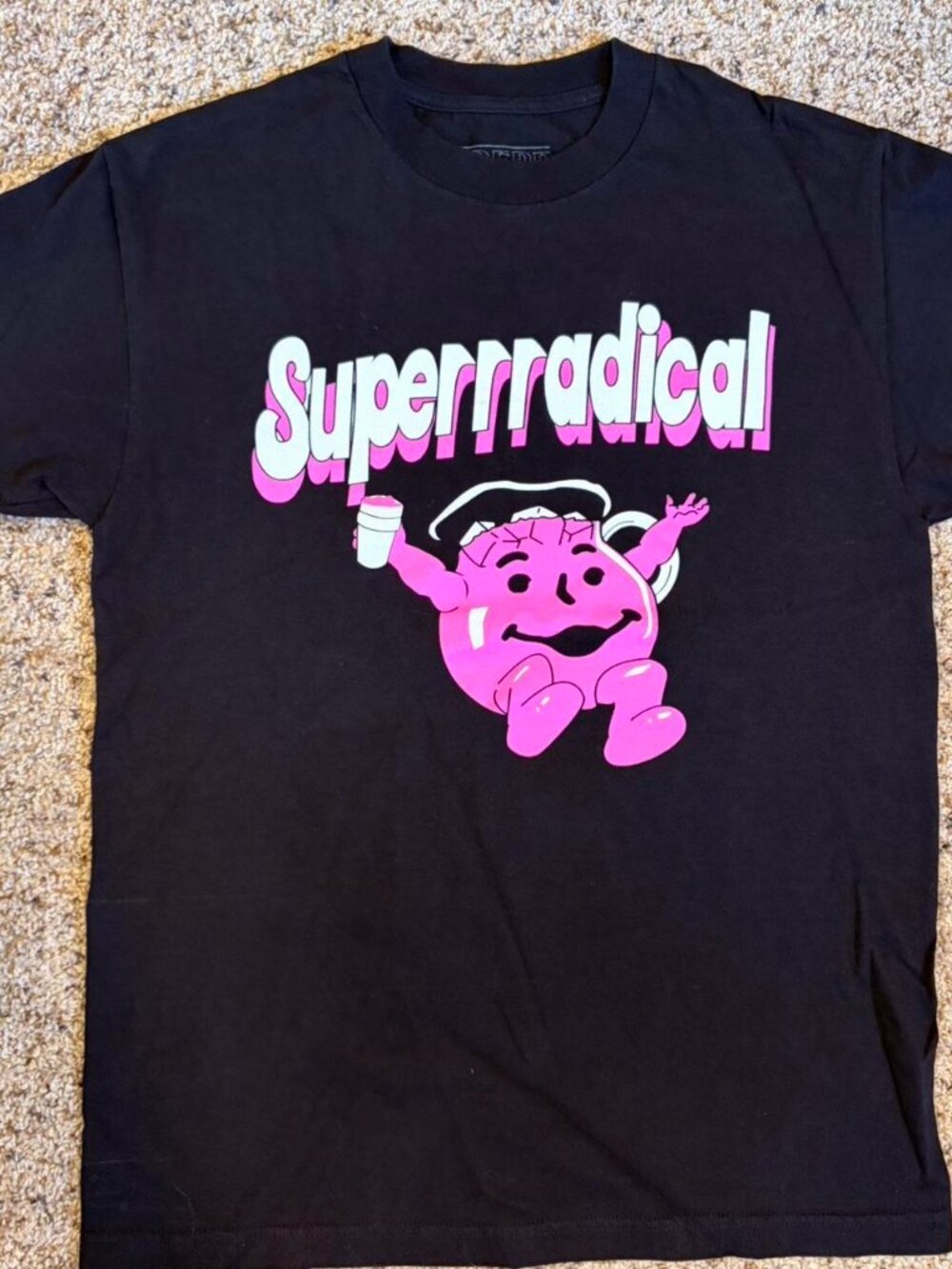 Superrradical Pink and Black Shirt